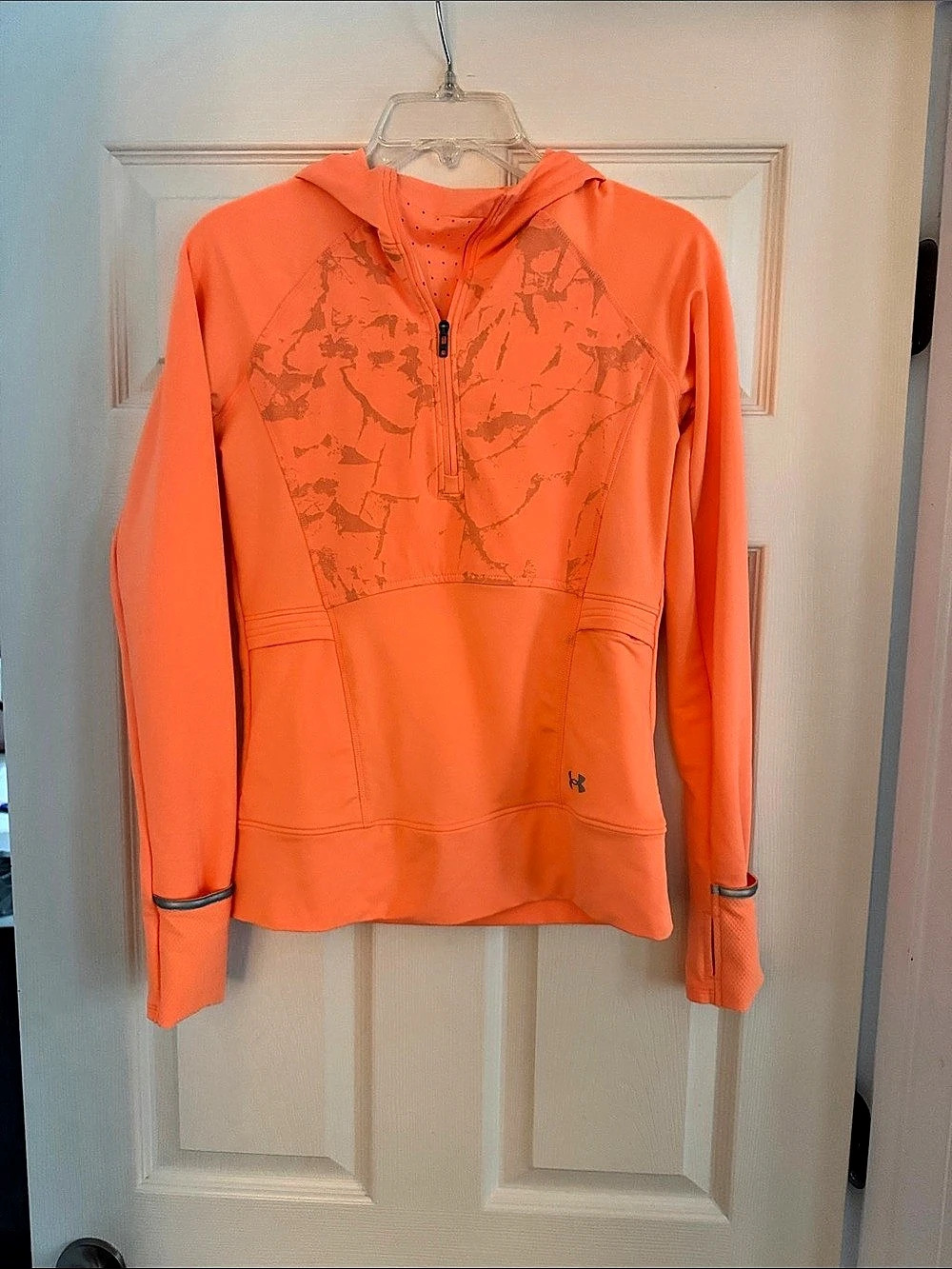Under Armour Women's Orange Graphic Hoodie